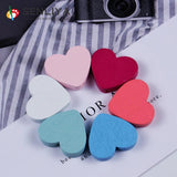 Wooden Beads Spacer Beading Wood Beads 7 Colors Lead-free Heart Wood Beads