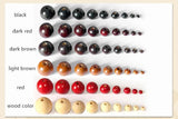 Wood Beads 6-20mm Round Spacer Beads for DIY Crafts