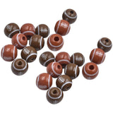 50 Pcs Wooden Football Beads Necklace Spacer Bulk Pendant