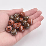 50 Pcs Wooden Football Beads Necklace Spacer Bulk Pendant