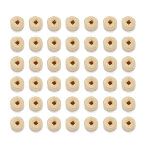 1000pcs Natural Column Wood Bead Spacer Charm for DIY Kid Jewelry Making