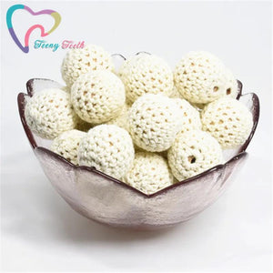 10PCS Navajo Round Wooden Beads Balls For DIY Decoration