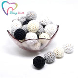 10PCS Navajo Round Wooden Beads Balls For DIY Decoration
