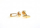 iGame Cuff Links Metal Knot Brass Material