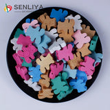 20Pcs Cartoon Animal Wooden Beads for Baby DIY Jewelry Kids Toys