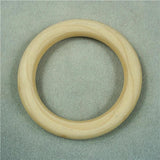 Wooden Rings Beads Natural Circle Wood Beads for DIY Jewelry Making