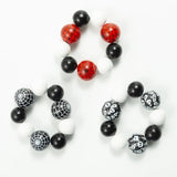 1Pcs Colorful Napkin Ring Wooden Beads Napkin Buckle