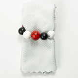 1Pcs Colorful Napkin Ring Wooden Beads Napkin Buckle