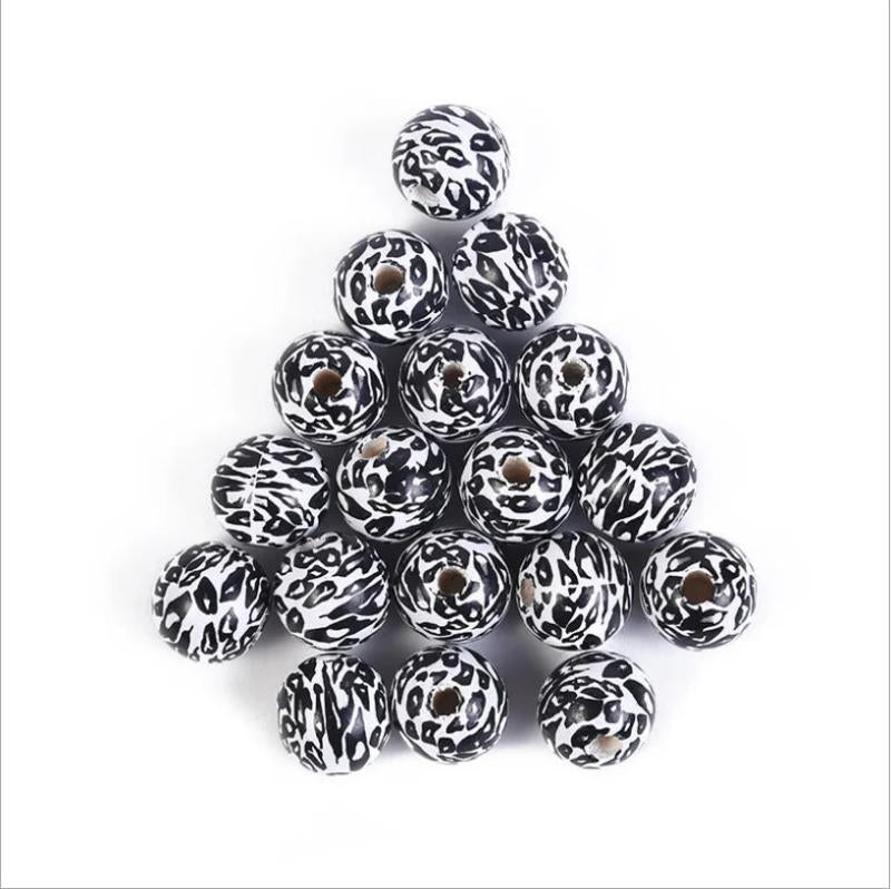 20Pcs 16mm Round Ball Spacer Beads for Jewelry Making