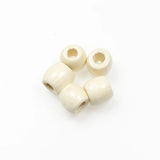 100pcs 10x9 11x12mm Natural Brown Oval Wood Beads for DIY Jewelry Making