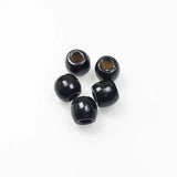 100pcs 10x9 11x12mm Natural Brown Oval Wood Beads for DIY Jewelry Making