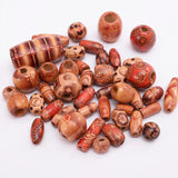 Vintage Big Hole Natural Wood Beads for Bracelet Necklace Charms