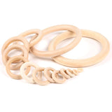 Wooden Beads Connectors Circles Ring for Jewelry Making