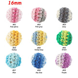 Sunrony 16mm Wooden Crochet Beads Jewelry Making DIY Necklace Bracelet