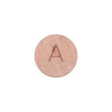 15mm 20Pcs/Pack Natural Beech English Letter Wooden Beads DIY Name Chain