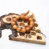 Natural Sandalwood Men's Bracelet 20mm Rosary Wooden Beads