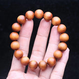 Natural Sandalwood Men's Bracelet 20mm Rosary Wooden Beads