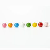 12mm 100pcs Colorful Wood Beads Round Spacer Charms DIY For Jewelry Making