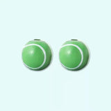 20Pcs Sports Ball Wooden Beads for DIY Jewelry Making Supplies