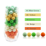 50pcs 10mm Silicone Beads Baby Teething Teether Mom Necklace BPA Silicone