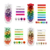 50pcs 10mm Silicone Beads Baby Teething Teether Mom Necklace BPA Silicone