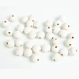 30pcs Vintage Natural Wood Beads 16mm Round Spacer DIY Crafts Bracelet