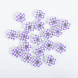 25/30mm Easter Eggs Flowers Wooden Beads Decoration