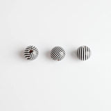16mm Half Stripe Half Square Wooden Beads for Jewelry Making