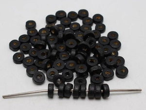 500 8X3mm Wood Beads~Wooden Column Heishi Beads