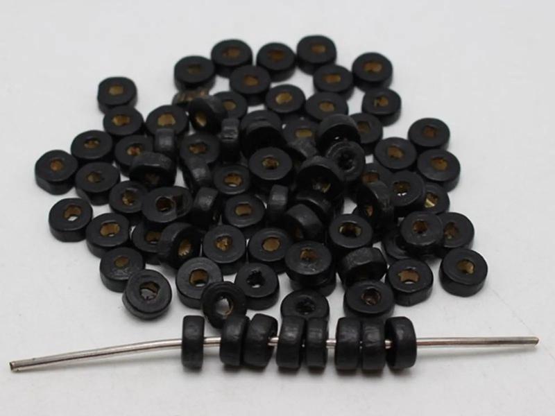 500 8X3mm Wood Beads~Wooden Column Heishi Beads