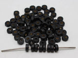 500 8X3mm Wood Beads~Wooden Column Heishi Beads