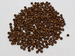 1000 Coffee 4mm Round Wood Seed Beads-Wooden