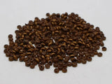 1000 Coffee 4mm Round Wood Seed Beads-Wooden