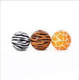 20Pcs 20MM Round Elk Wooden Beads DIY Party Decoration Children's Toys