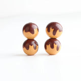 20Pcs 16mm Macaron Round Beads Hemu Printing Beads Kids Toys DIY Loose Beads