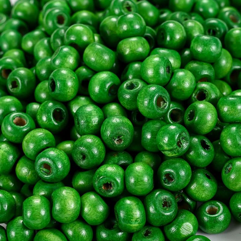 8mm Wooden Spacer Beads for DIY Jewelry Making