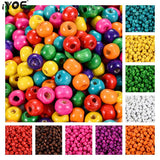 8mm Wooden Spacer Beads for DIY Jewelry Making