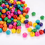 8mm Wooden Spacer Beads for DIY Jewelry Making