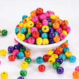 8mm Wooden Spacer Beads for DIY Jewelry Making