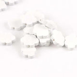 50pcs Cloud Pattern Wooden Spacer Beads For Jewelry Making