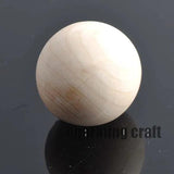 50mm Natural Wooden Round Ball Wood Beads for Handmade Crafts and Decorations