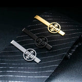 Tangula Vintage Cross Tie Clip Stainless Steel Christian Cross Men Business Suit