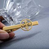 Tangula Vintage Cross Tie Clip Stainless Steel Christian Cross Men Business Suit