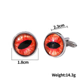 Eye Time Gem Cufflinks for Men Boys Shirt Sleeve Button Gift