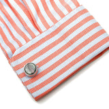 Green Round Buttons Cufflinks XK23006 for Wedding
