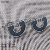 Square Crystal Copper Cufflinks French Shirt Buttons