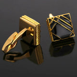 Men's Oval Conch Cufflinks Gift Set