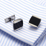 Men's Oval Conch Cufflinks Gift Set
