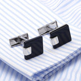 Men's Oval Conch Cufflinks Gift Set