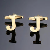 High-quality Brass Golden J Cufflinks Men's Shirt Cufflinks